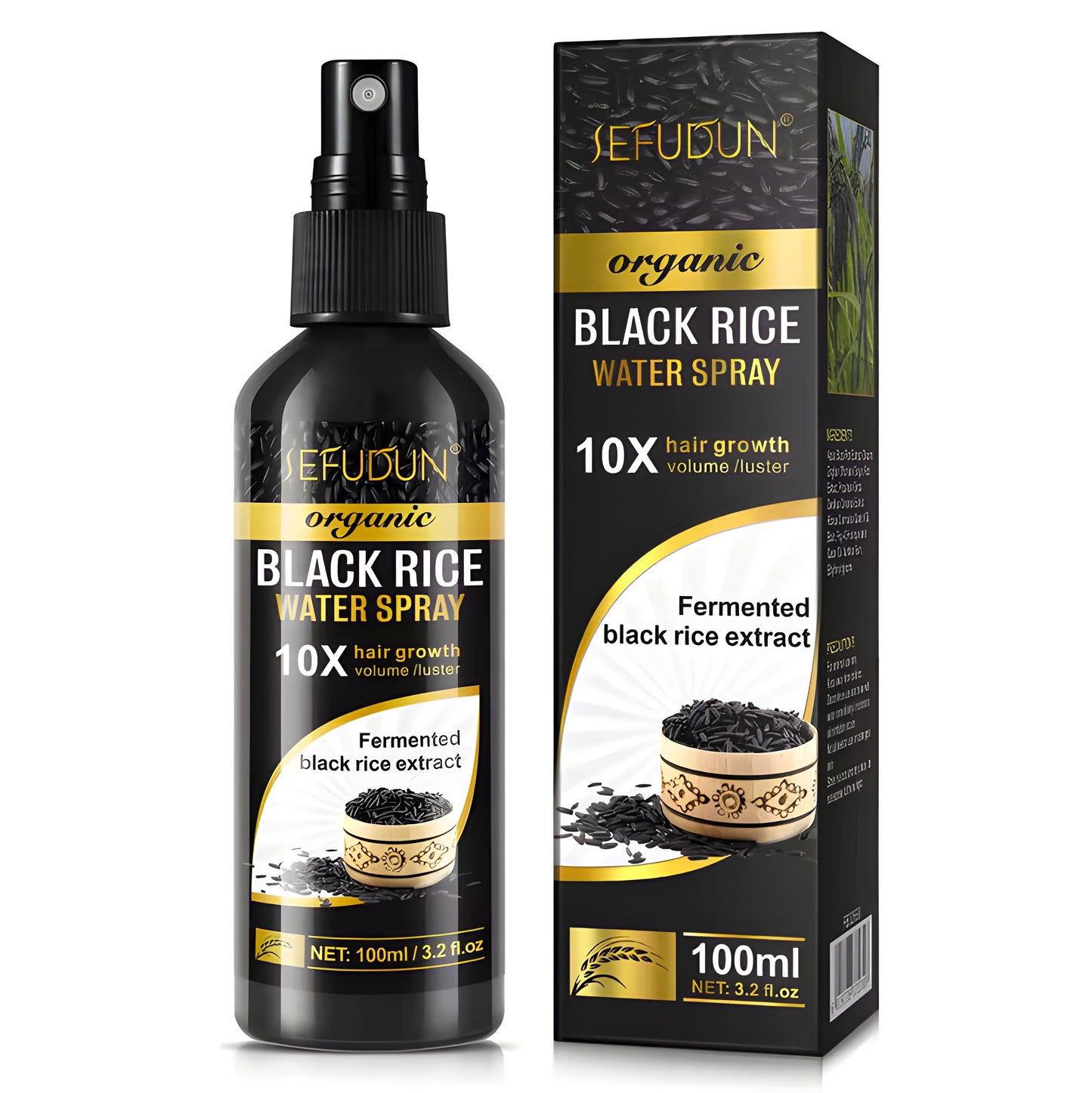 Hair Loss Treatment Biotin Black Rice Water Spray