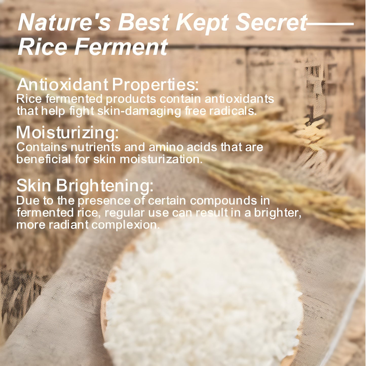 Facial Beauty Mask Deep Hydrating Antioxidant Rice