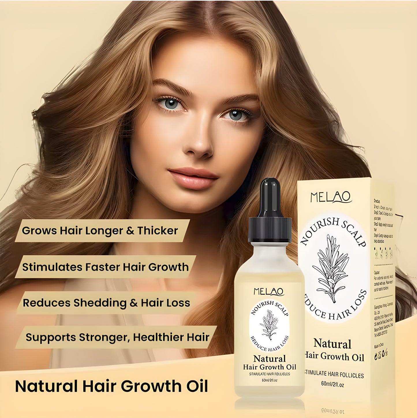 Natural Hair Growth Oil