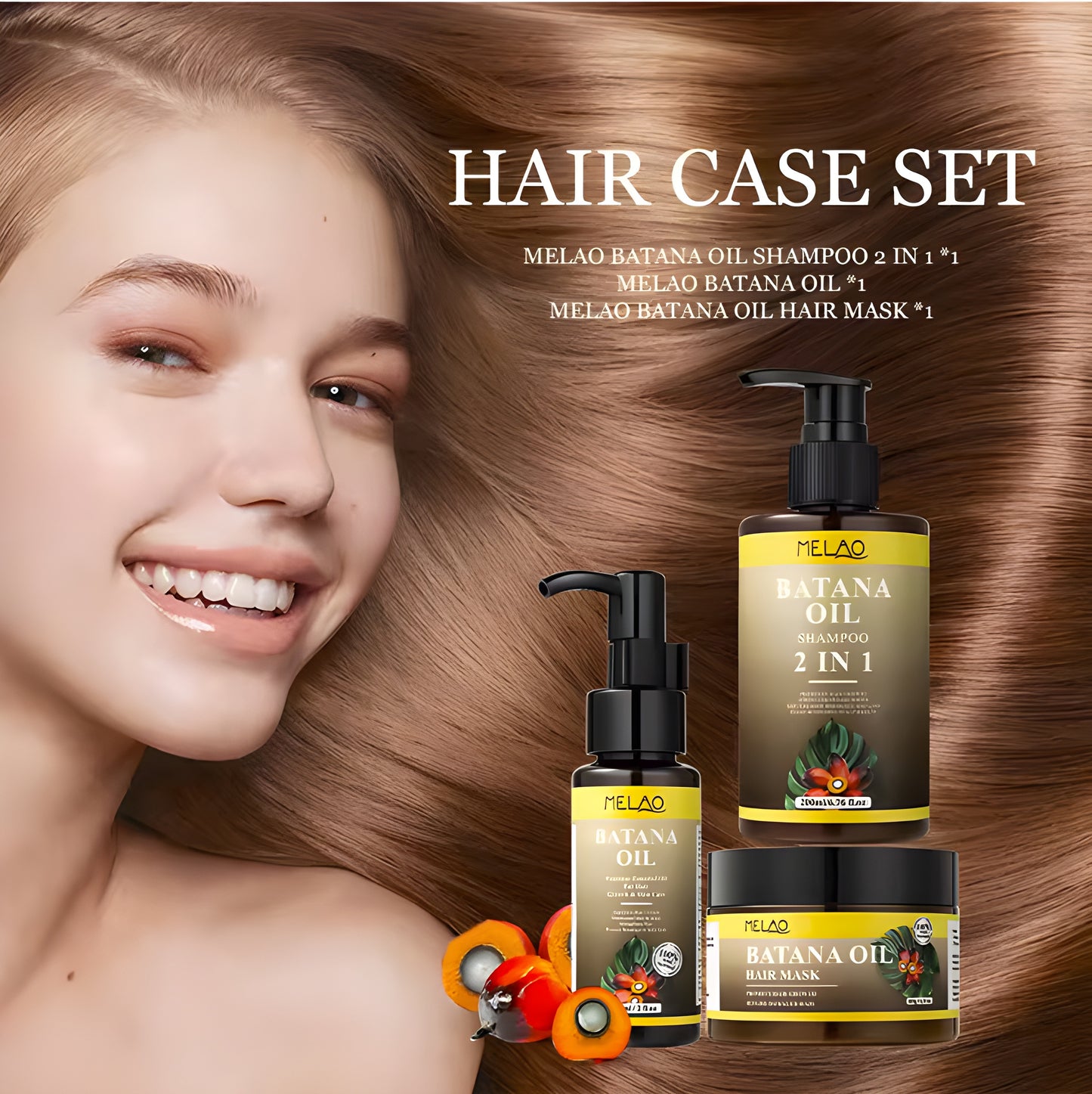 Hair Mask & Gel Keratin and Batana Oil Hair Care