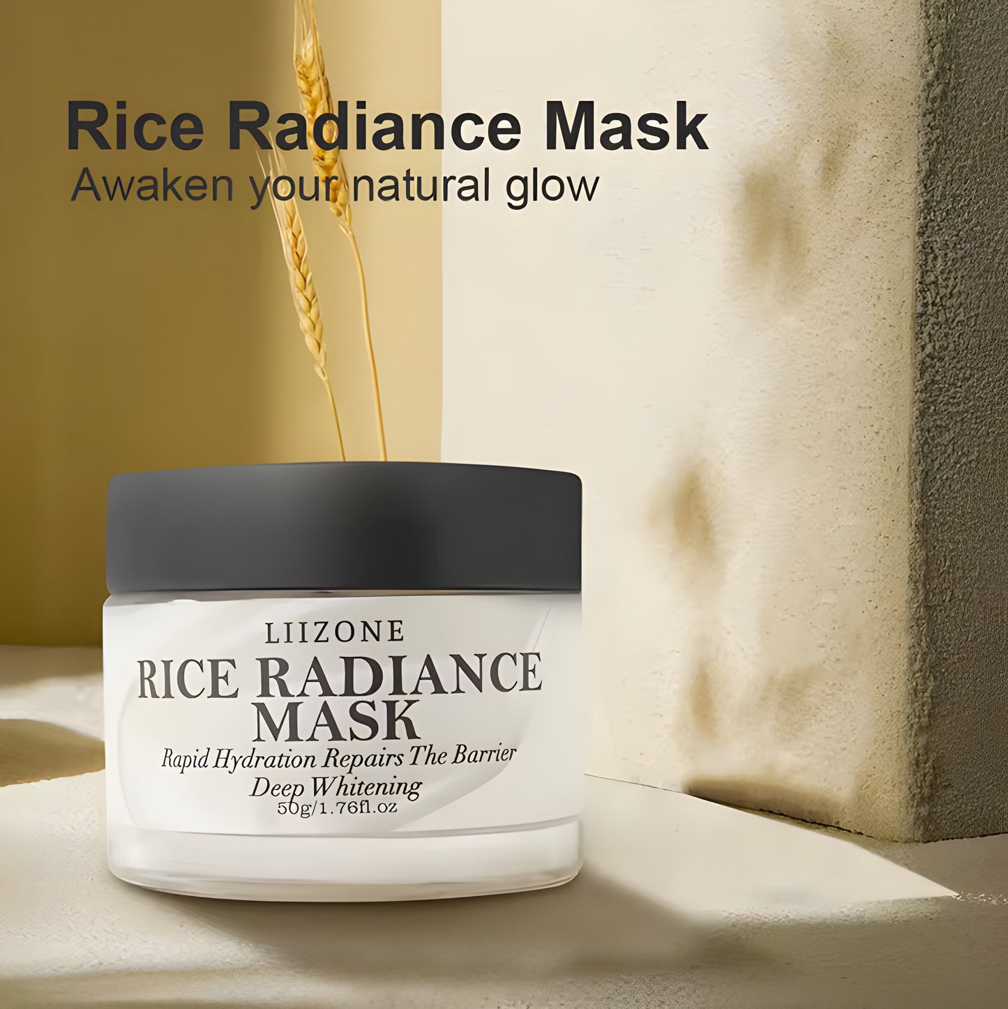 Facial Beauty Mask Deep Hydrating Antioxidant Rice