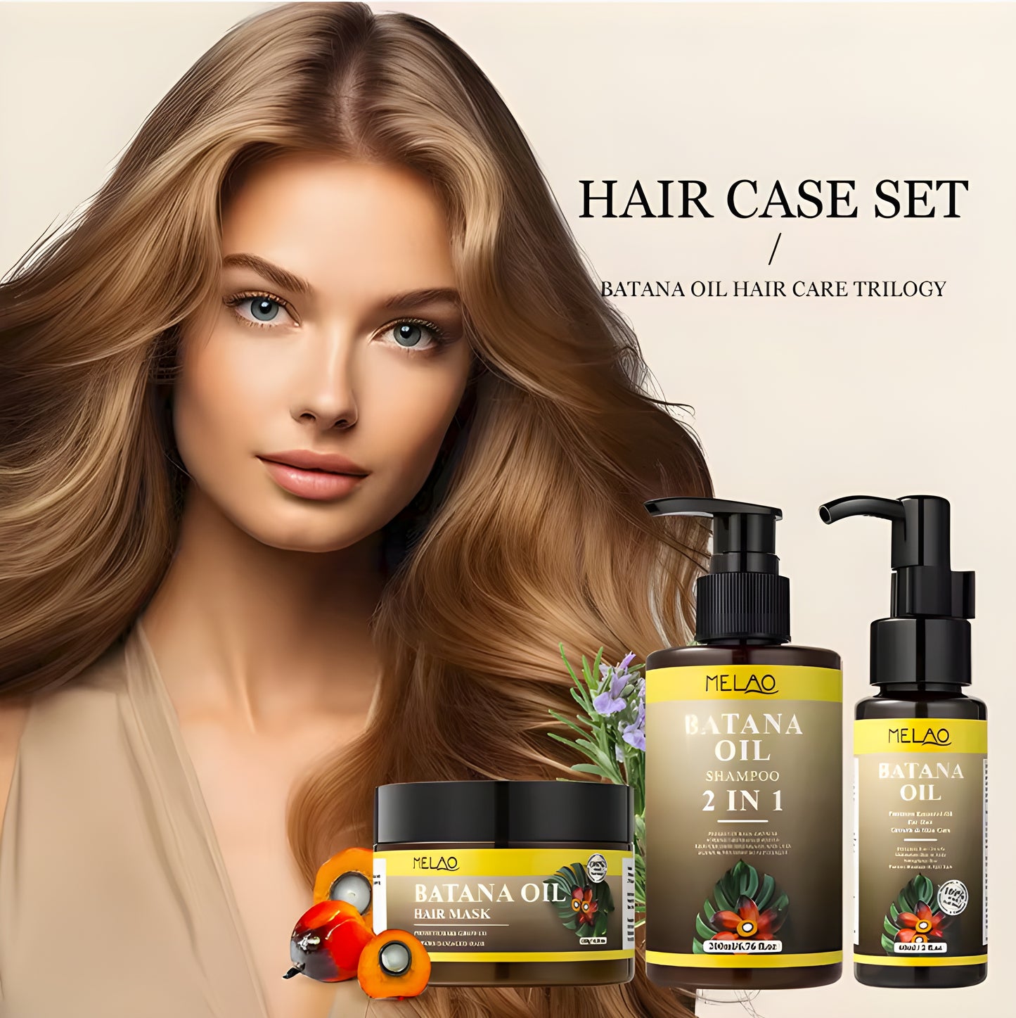 Hair Mask & Gel Keratin and Batana Oil Hair Care