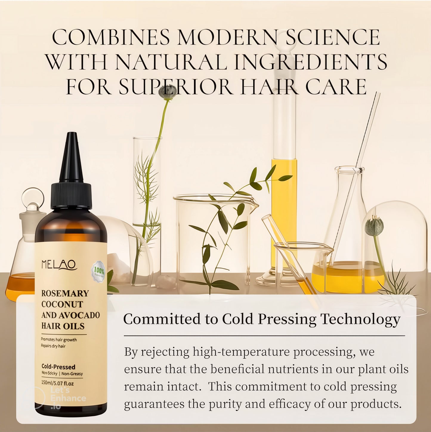 Hair Growth Oil Rosemary, Coconut & Avocado