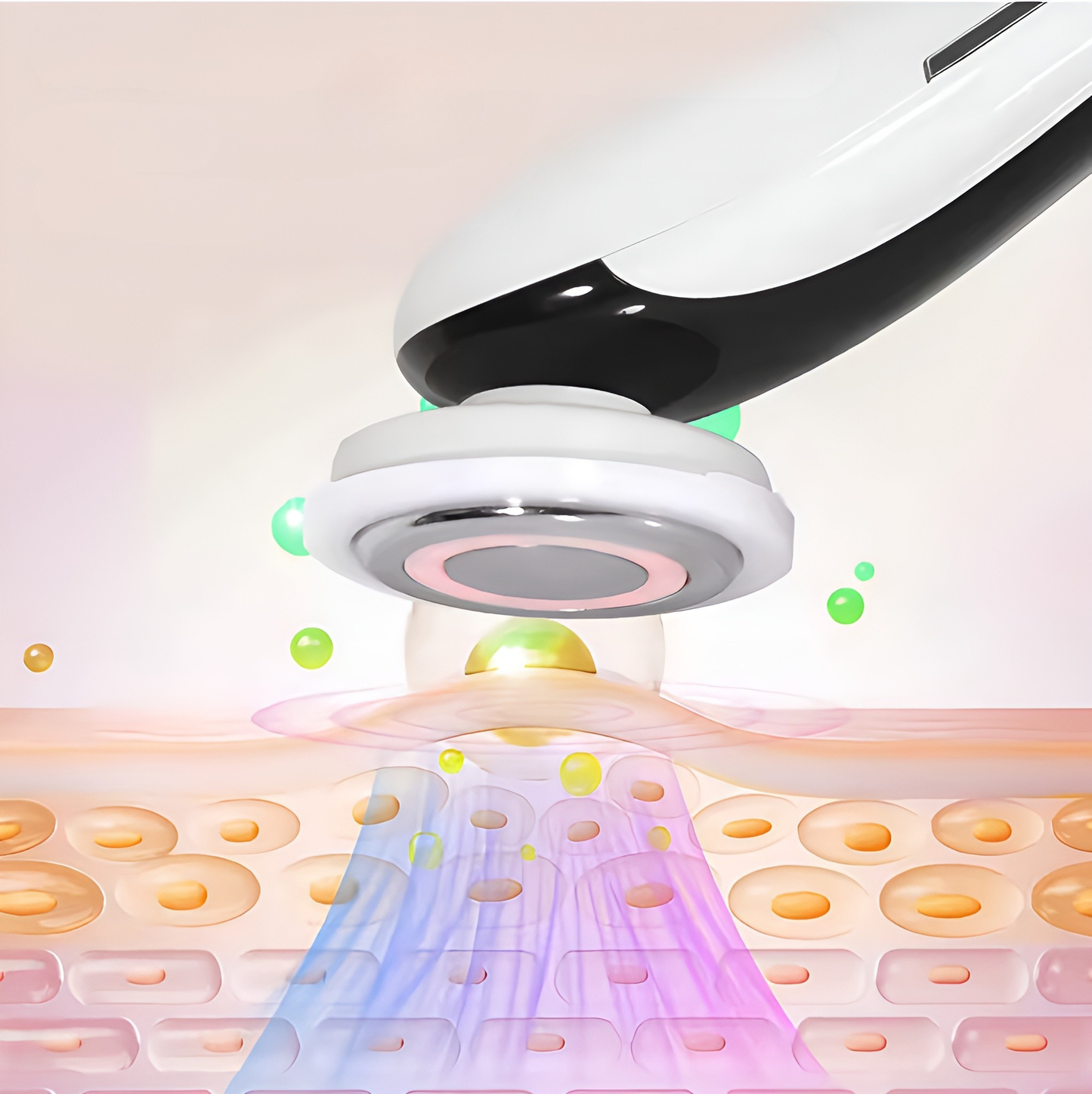 Dispozitiv Facial RF & EMS cu Terapie LED – Lifting, Curățare și Anti-Aging