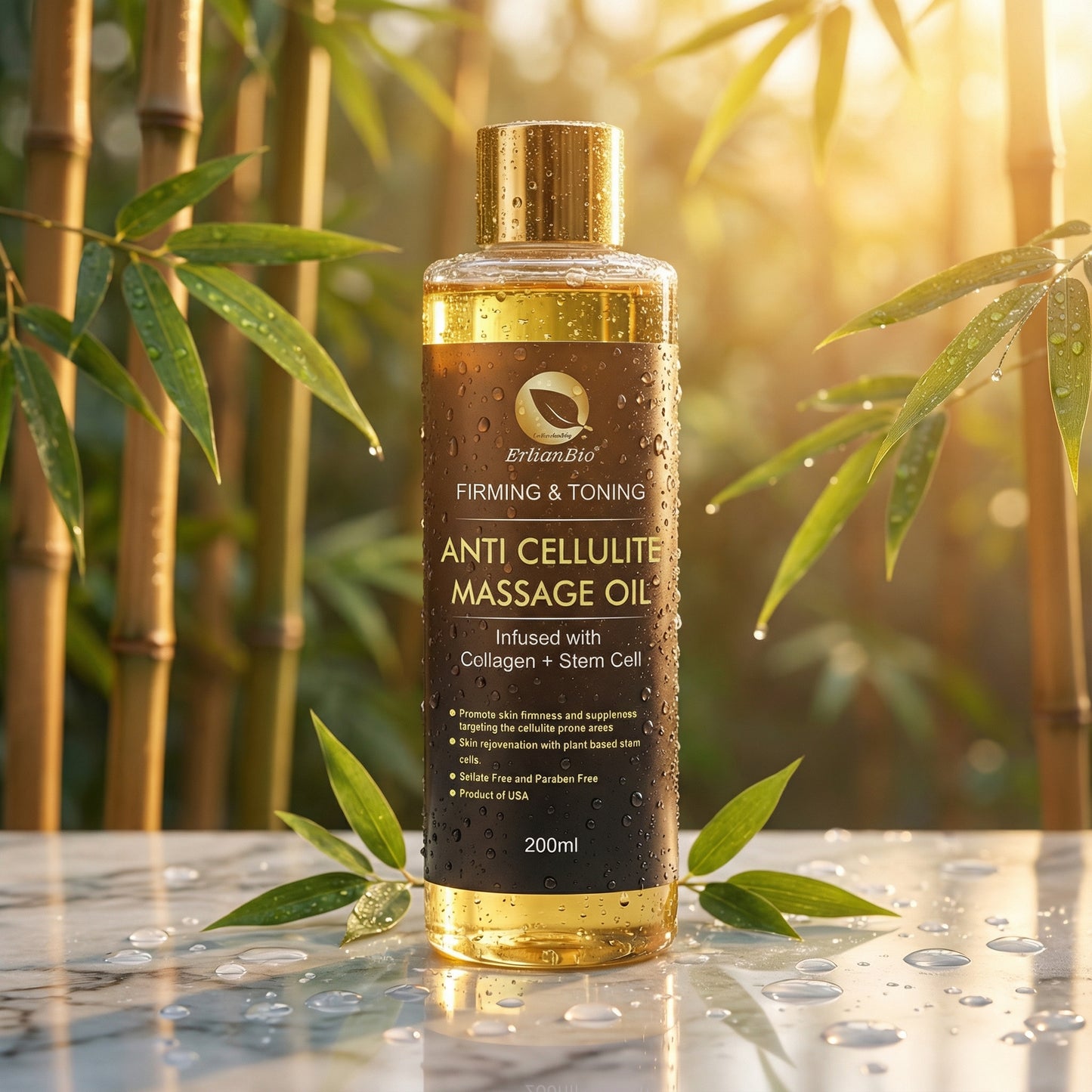 Ulei Anti-Celulitic cu Colagen & Celule Stem - Reducere Celulită, Fermitate și Tonifiere