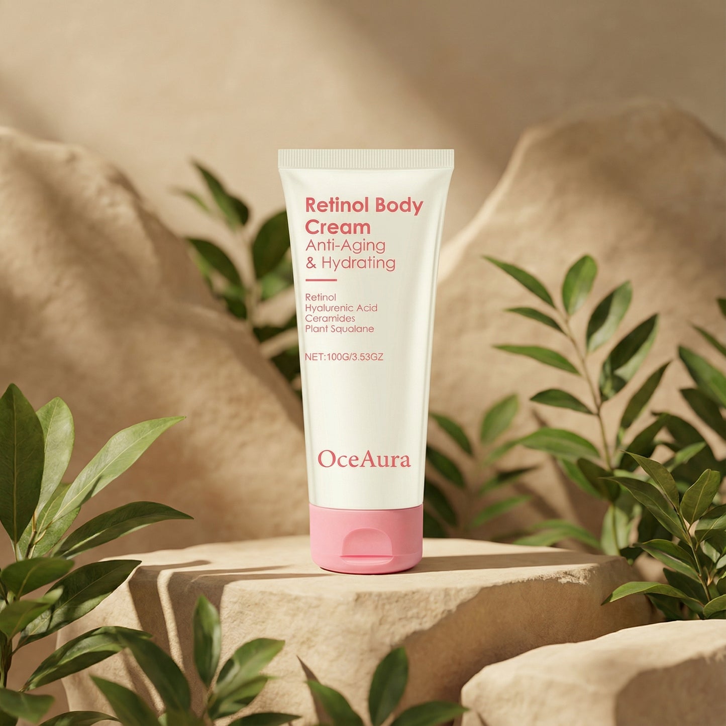 Cremă Corporală Anti-Aging cu Retinol, Acid Hialuronic & Ceramide - Retinol Body Cream