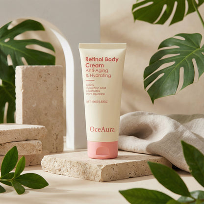 Cremă Corporală Anti-Aging cu Retinol, Acid Hialuronic & Ceramide - Retinol Body Cream