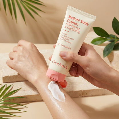 Cremă Corporală Anti-Aging cu Retinol, Acid Hialuronic & Ceramide - Retinol Body Cream