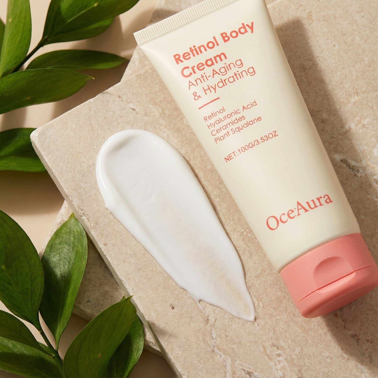 Cremă Corporală Anti-Aging cu Retinol, Acid Hialuronic & Ceramide - Retinol Body Cream