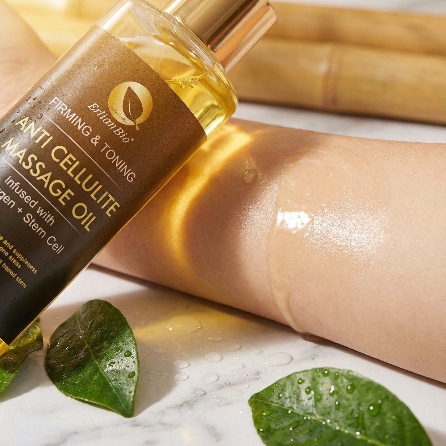 Ulei Anti-Celulitic cu Colagen & Celule Stem - Reducere Celulită, Fermitate și Tonifiere