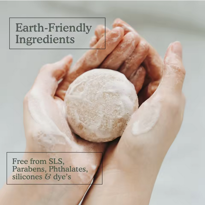 Eco-friendly Organic Solid Cedar + Patchouli Handmade Shampoo Bar Soap