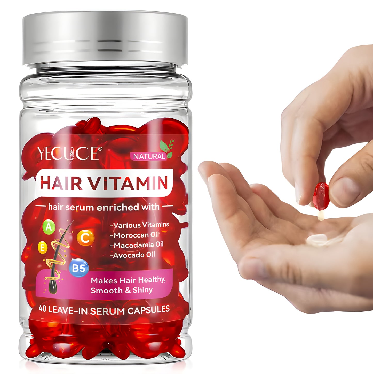 Hair Vitamin Serum Moroccan Macadamia Avocado Oil