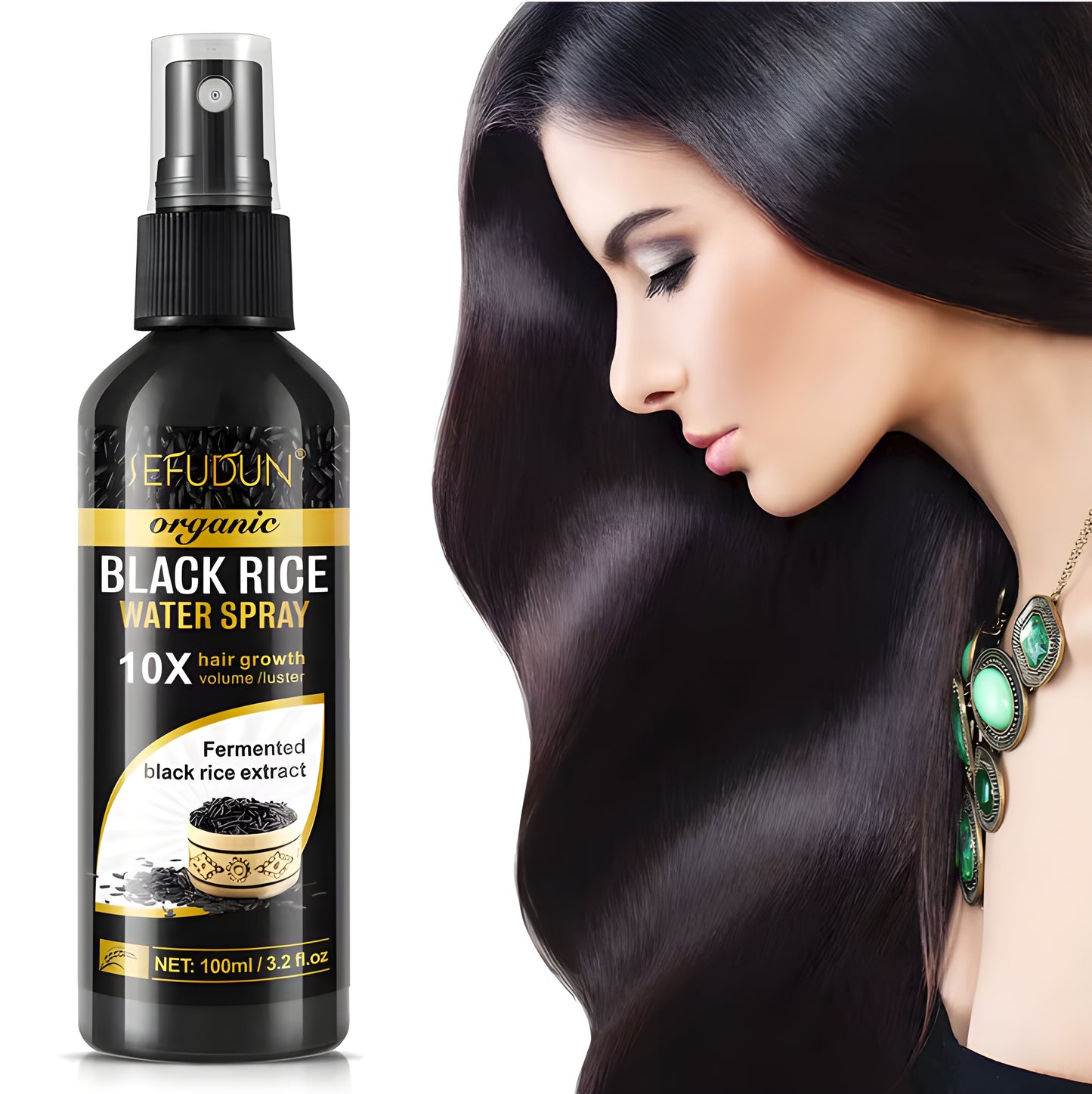 Hair Loss Treatment Biotin Black Rice Water Spray