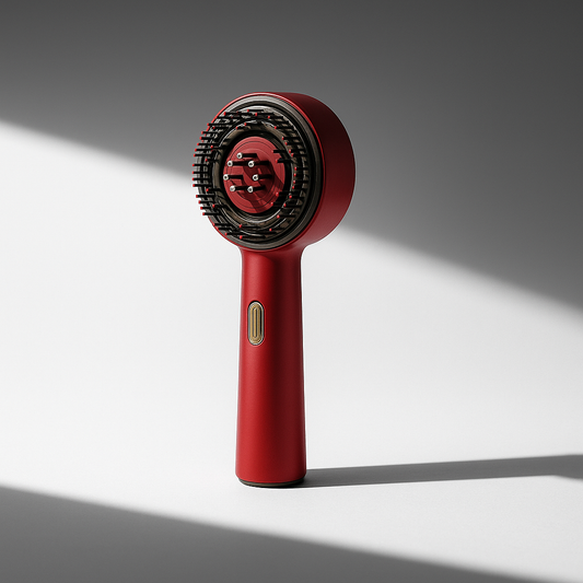 Perie cu Lumină Roșie și Masaj pentru Creșterea Părului – Red Light Therapy Head Massager Brush