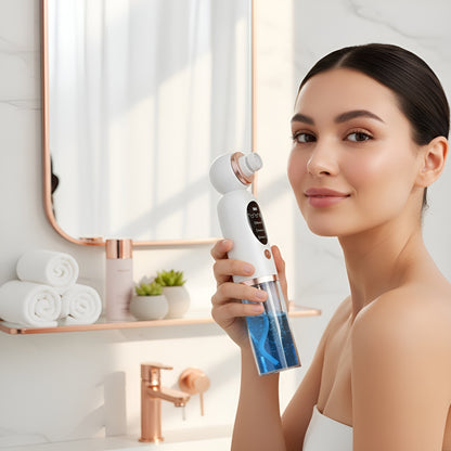 Aparat de Curățare Facială cu Apă & Aspirație – Curățare Profundă, Hidratare și Luminozitate Instantă