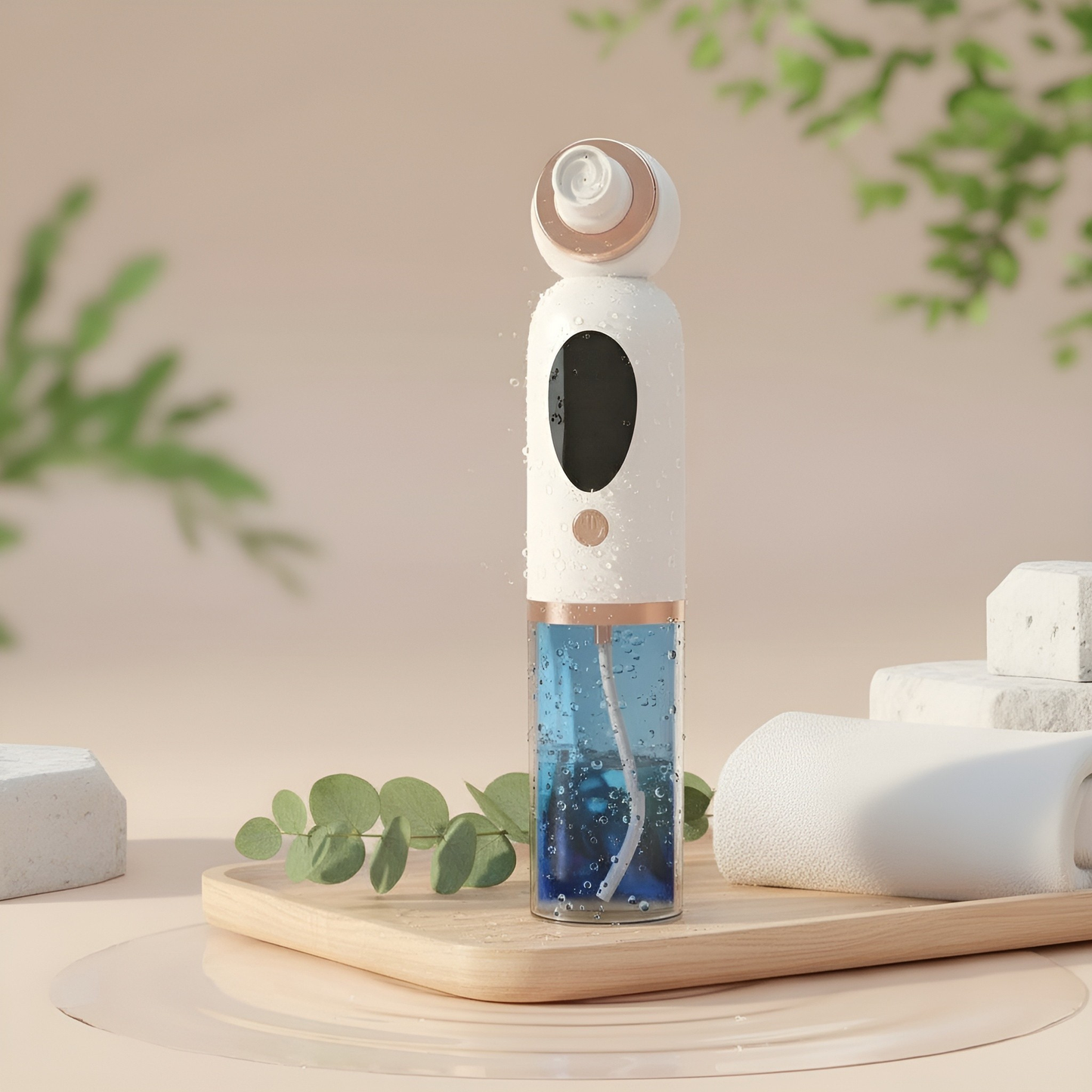 Aparat de Curățare Facială cu Apă & Aspirație – Curățare Profundă, Hidratare și Luminozitate Instantă