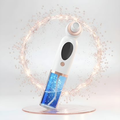 Aparat de Curățare Facială cu Apă & Aspirație – Curățare Profundă, Hidratare și Luminozitate Instantă