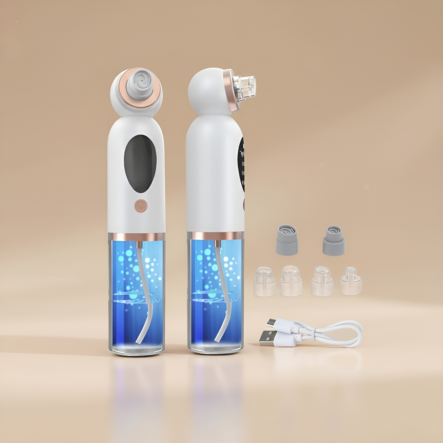 Aparat de Curățare Facială cu Apă & Aspirație – Curățare Profundă, Hidratare și Luminozitate Instantă