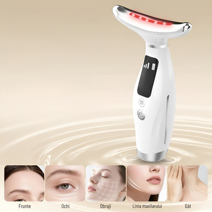 Dispozitiv Facial LED pentru Masaj, Curățare, Lifting și Anti-Aging - Beauty & Face Lifting Device