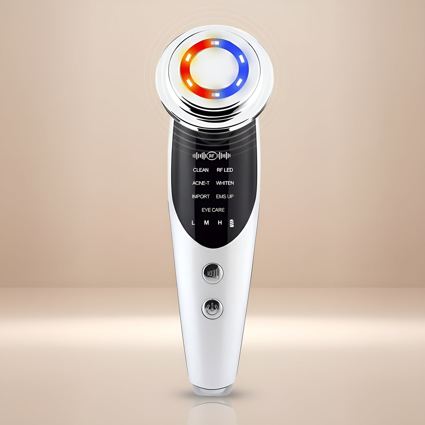 Dispozitiv Facial RF & EMS cu Terapie LED – Lifting, Curățare și Anti-Aging