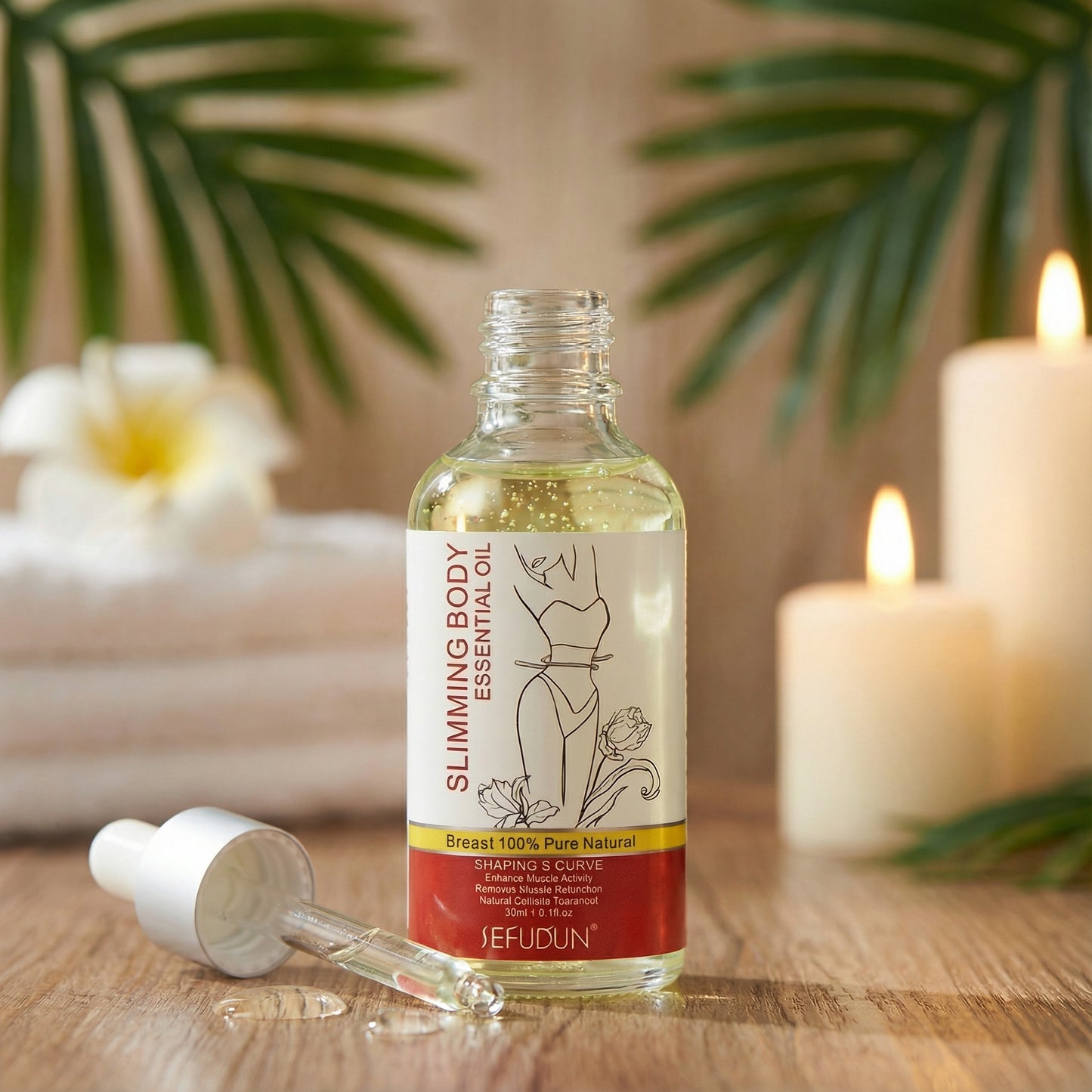 Ulei Corporal Anticelulitic pentru Slăbit - Fermitate, Tonifiere & Modelarea Siluetei