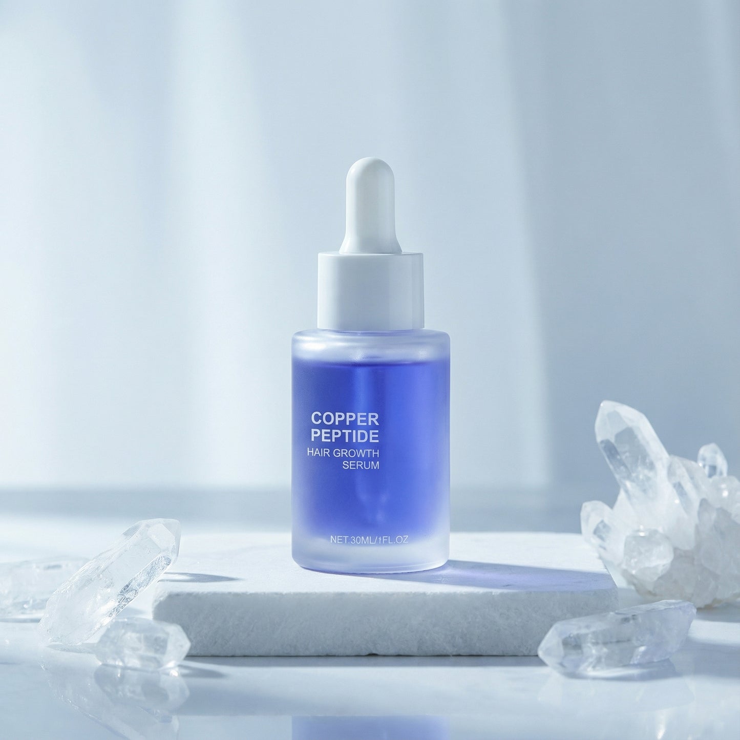 Ser Anti-Cădere cu GHK-Cu pentru Regenerare & Densitate - Copper Peptide Hair Growth Serum