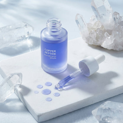 Ser Anti-Cădere cu GHK-Cu pentru Regenerare & Densitate - Copper Peptide Hair Growth Serum