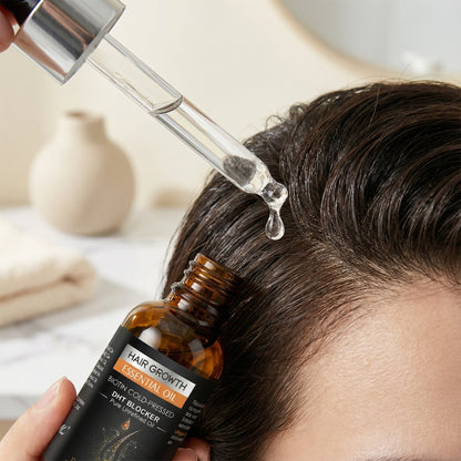 Biotin Hair Growth Essential Oil – Ser pentru Creșterea Părului cu Biotină și DHT Blocker